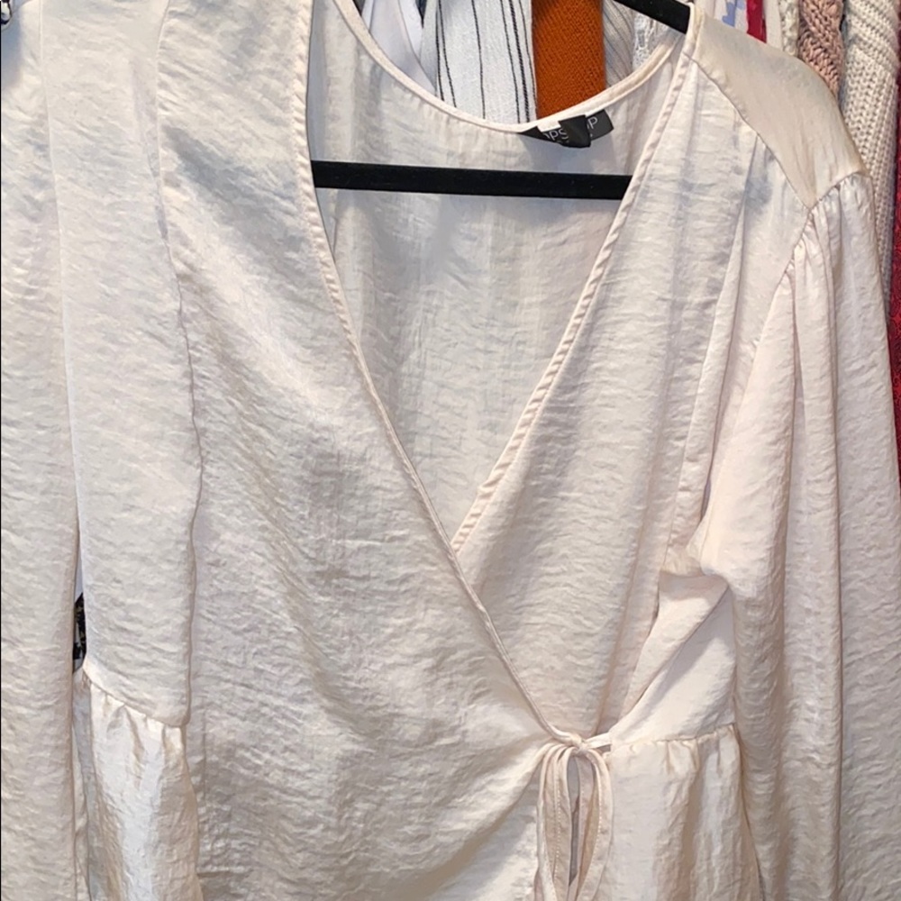 Top shop tie crop top